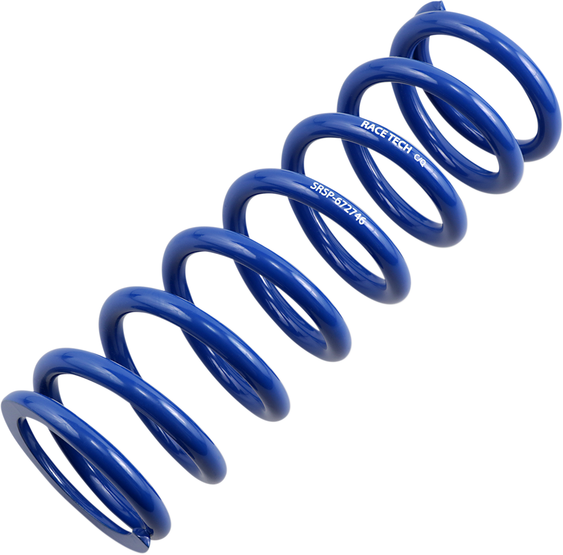 RACE TECH Shock Spring - Front - Blue - Sport Series - Spring Rate 258 lb/in SRSP 672746