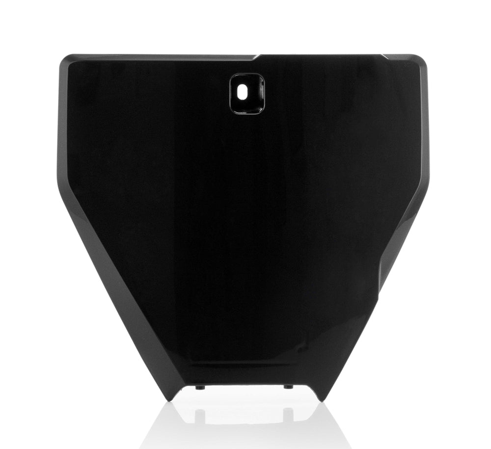 Front Number Plate Black