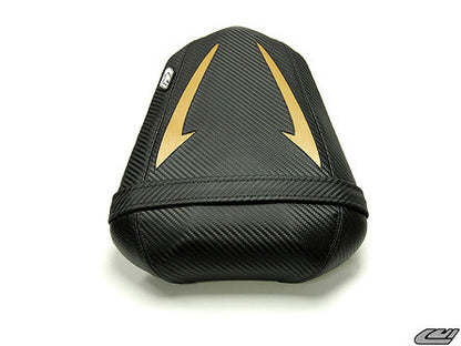LUIMOTO Raven Edition Passenger Seat Covers for the YAMAHA R1 (07-08)