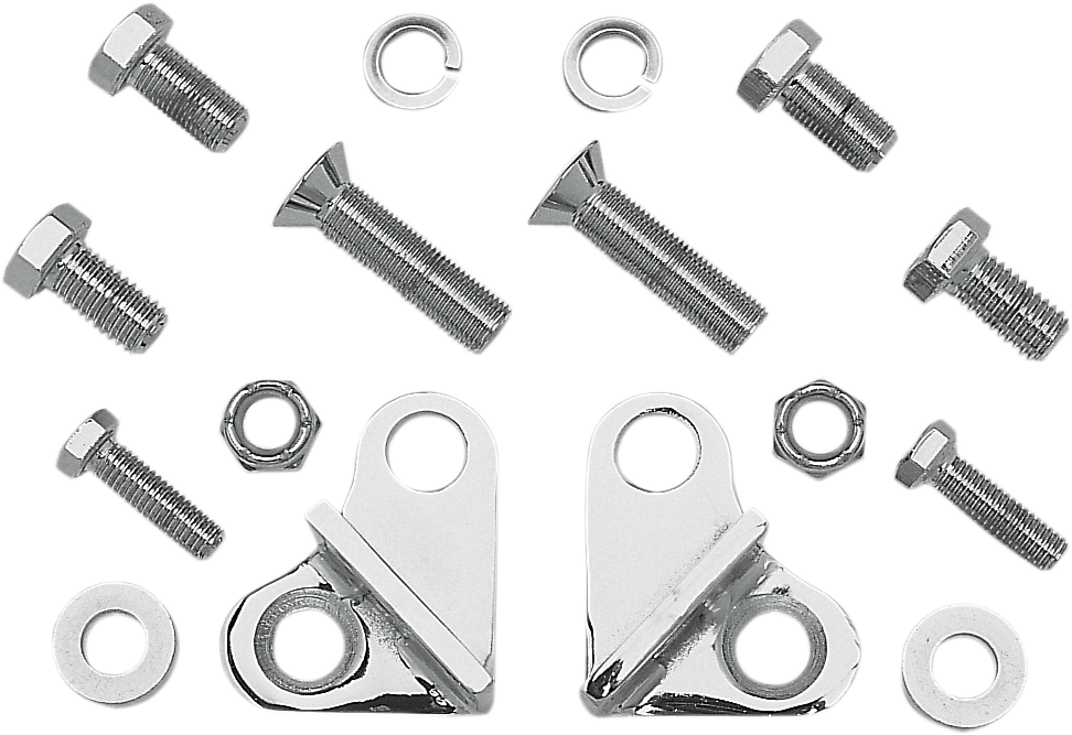 BURLY BRAND Lowering Kit - Rear - Lowers 1" - Chrome - '85-'96 FLT B28-275CH