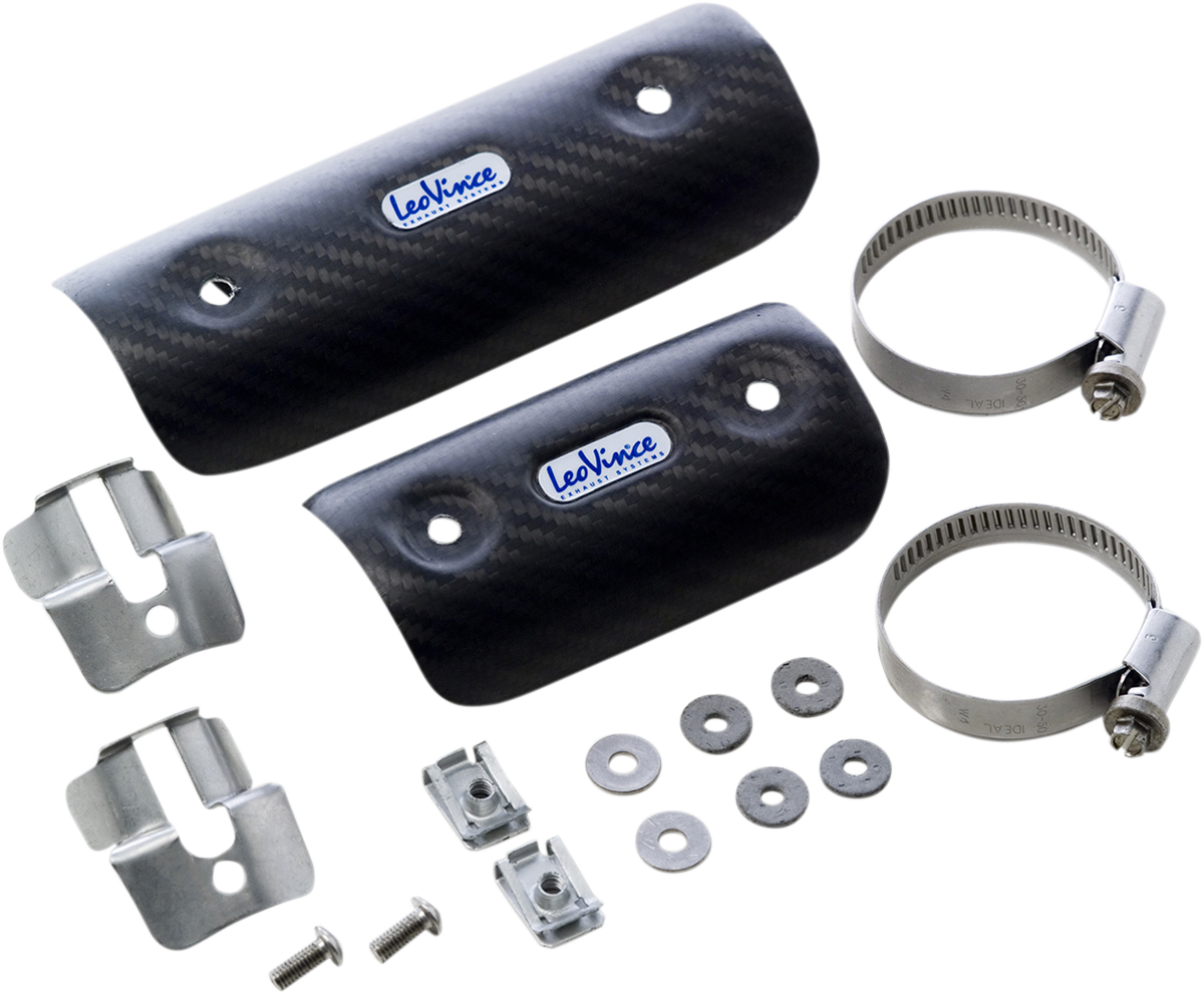 LEOVINCE Universal Clamp-On Heat Shield - Medium 6685