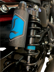 LEGEND SUSPENSION REVO ARC Piggyback Shocks - 13" - Heavy Duty - Black - '04-'22 Sportster 1310-1895