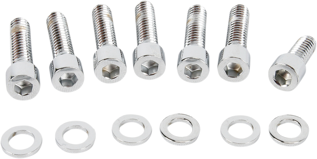 GARDNER-WESTCOTT Bolt Kit - Transmission Top Cover w/Sensor Mount - Socket-Head - Chrome P-88-39