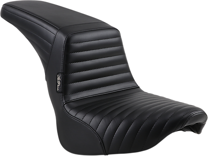 LE PERA Kickflip Seat - Pleated - Black - FX/FL '18-'23 LY-590PT