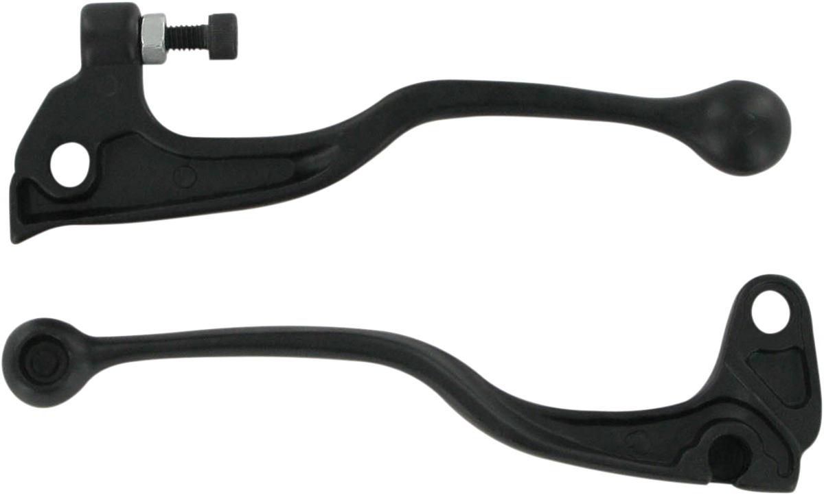 PARTS UNLIMITED Shorty Power Lever Set - Black 55Y-83922-00-SH