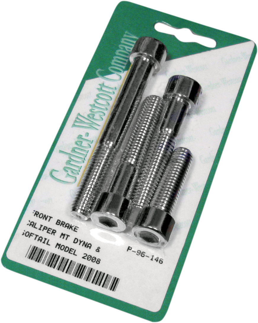 GARDNER-WESTCOTT Mounting Bolt Kit - Brake Caliper - Socket-Head - Front P-96-146