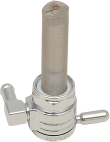 GOLAN PRODUCTS "Click-Slick" Fuel Petcock - Backward - Chrome - 22mm 76-312B-CS