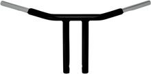 WILD 1 1-1/4" Chubby® Drag Handlebar - Psycho - 10" Rise - TBW - Black WO563B
