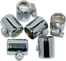 NAMZ Fuel Line Hose Clamp - Chrome - 1/4" - 5/16" - 6-Pack NHC-CH106