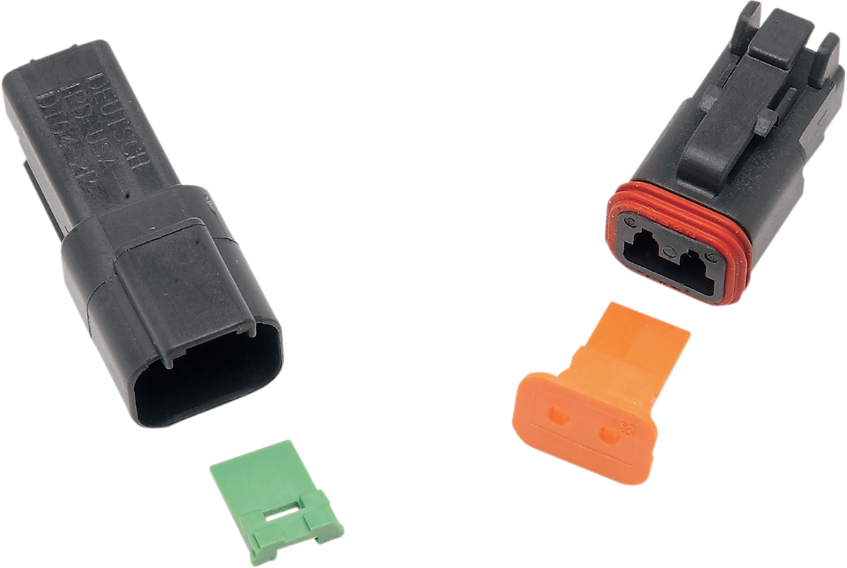 NAMZ Deutsch Receptacle - 2 Pin - Black DR-2B