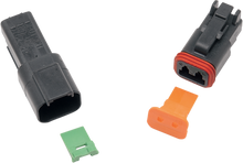 NAMZ Deutsch Receptacle - 2 Pin - Black DR-2B