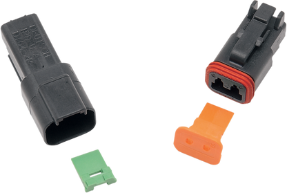 NAMZ Deutsch Receptacle - 2 Pin - Black DR-2B
