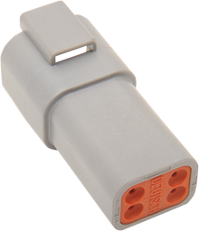 NAMZ Deutsch Receptacle - 4 Pin - Gray DR-4G