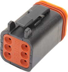 NAMZ Deutsch Plug - 6 Pin - Black DP-6B