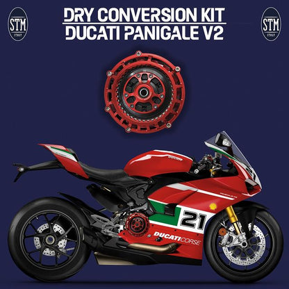 STM Dry Clutch Conversion Kit for the Ducati Panigale / Streetfighter V2 (20-24)