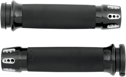 AVON GRIPS Gatlin Custom Grips - TBW - Black CC-86-AN-FL-GAT