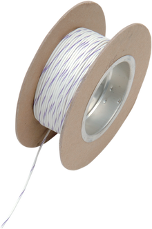 NAMZ 100' Wire Spool - 18 Gauge - White/Violet NWR-97-100