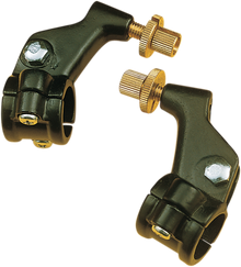 PARTS UNLIMITED Two-Piece Black Lever Holder - Right 233-82921-31