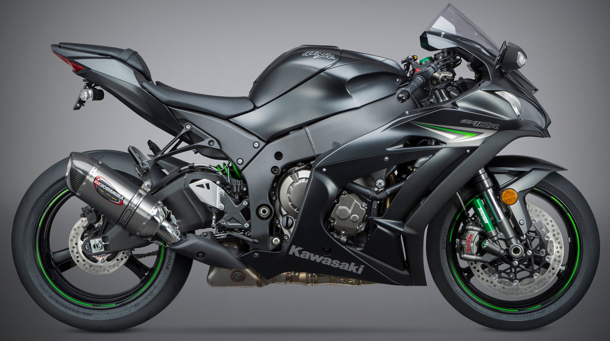 Street Alpha Slip On Exhaust Ss Ss Cf