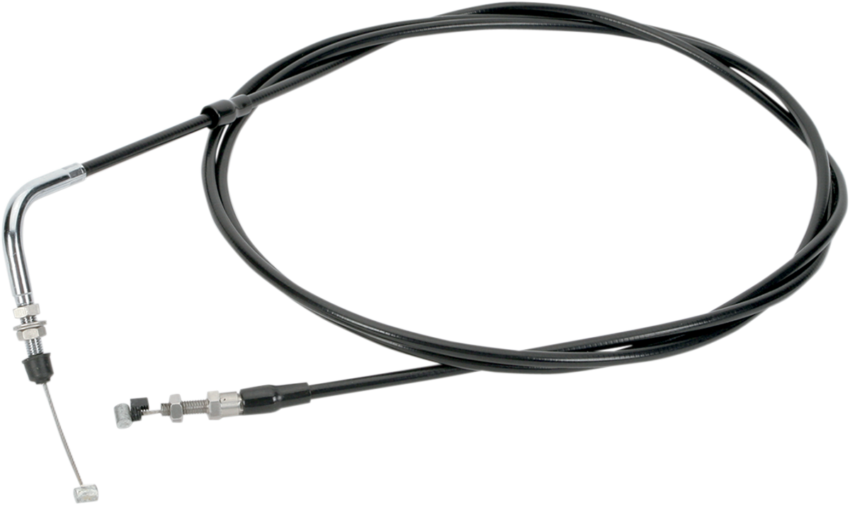 WSM Black Vinyl Throttle Cable - Yamaha 002-055