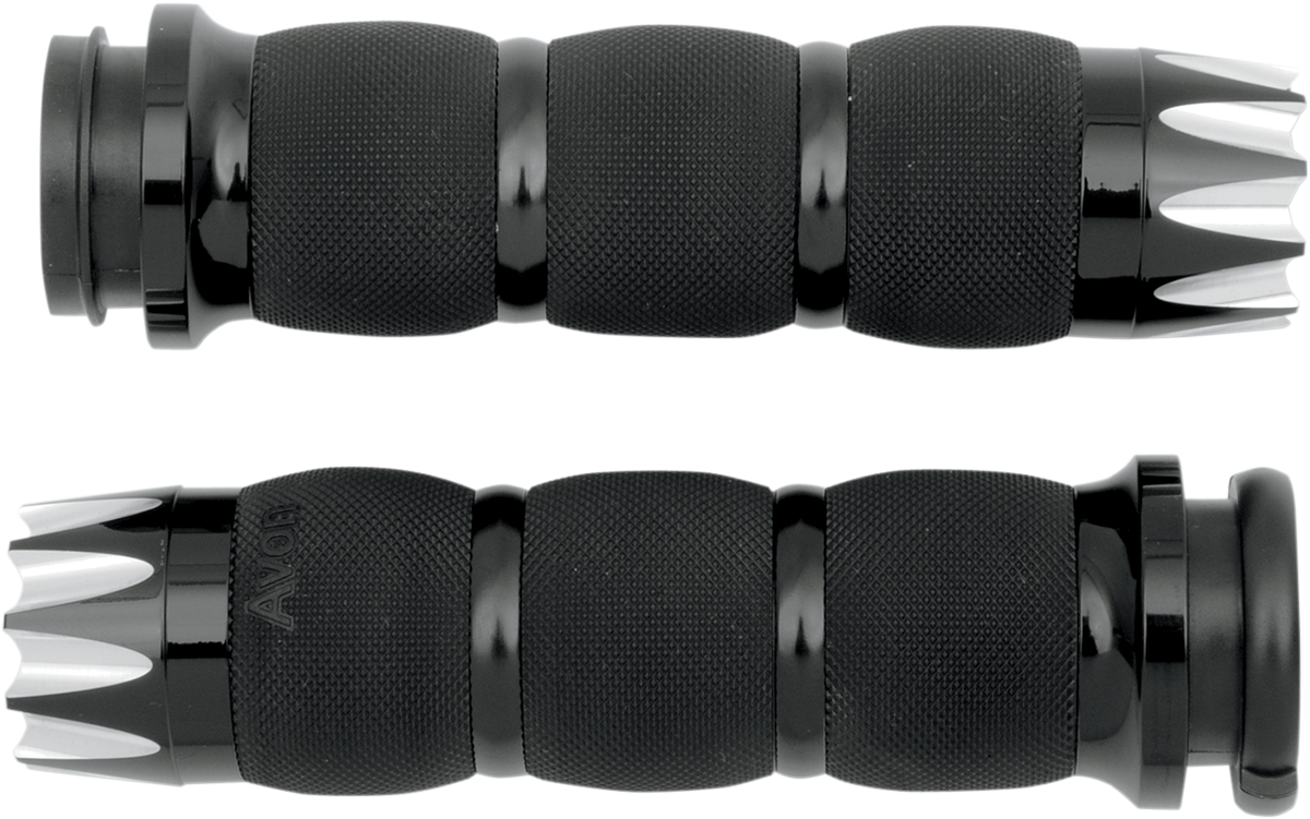 AVON GRIPS Excalibur Air Cushioned Grips - TBW - Black AIR-90-AN-FL-EX