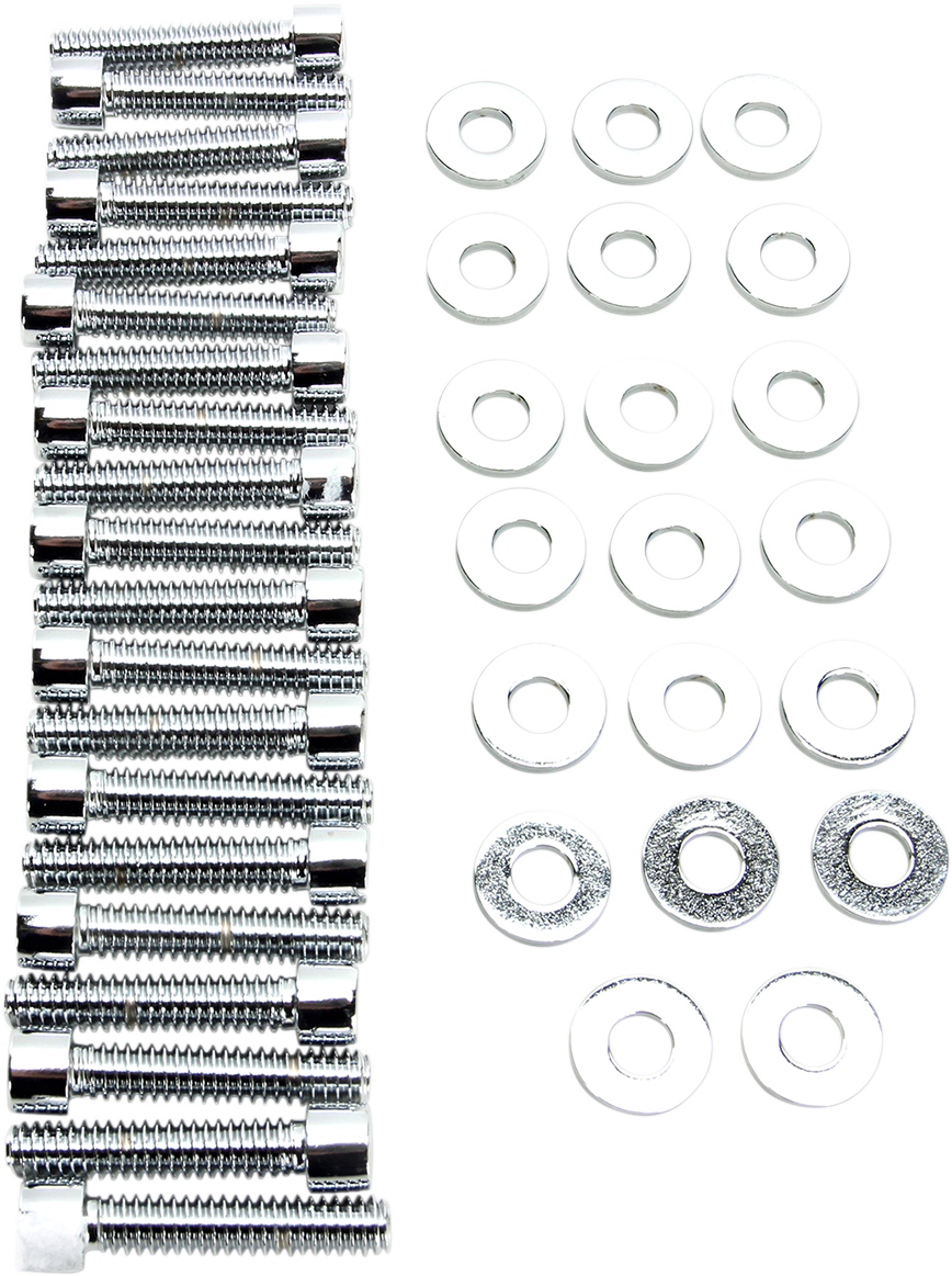 GARDNER-WESTCOTT Bolt Kit - Rocker Box - Socket-Head - Chrome - M8 P-48-15