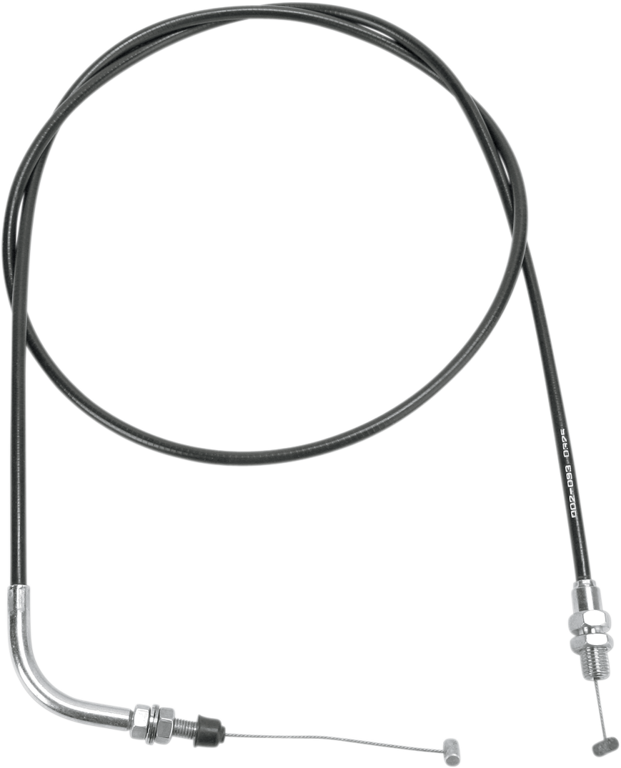WSM Black Vinyl Throttle Cable - Polaris 002-093