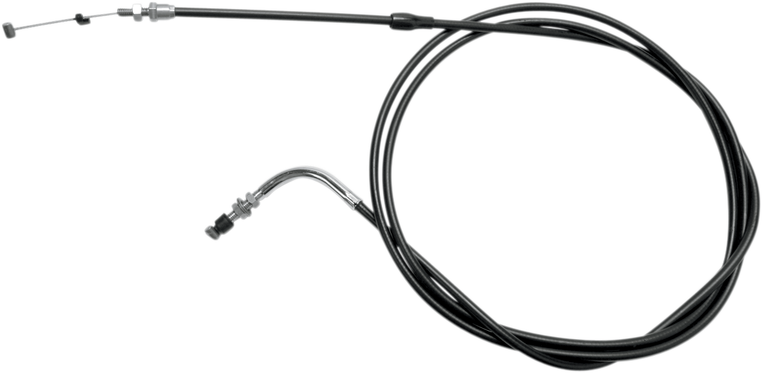WSM Black Vinyl Throttle Cable - Yamaha 002-055-06