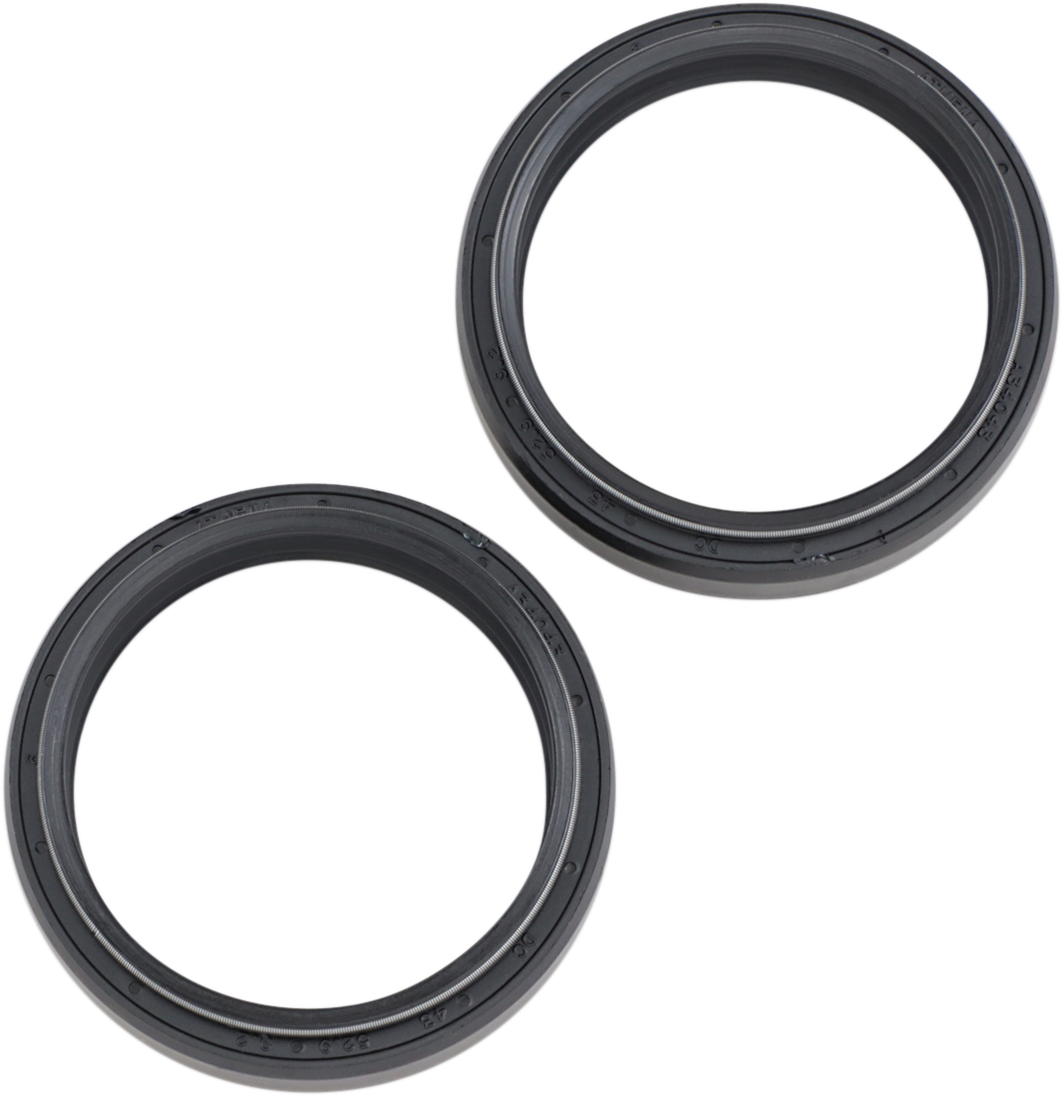PARTS UNLIMITED Front Fork Seals - 43 mm ID x 52.9 mm OD x 9/11.4 mm T PUP40FORK455191