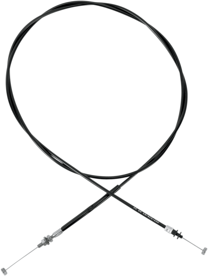 WSM Black Vinyl Throttle Cable - Sea Doo 002-038-03