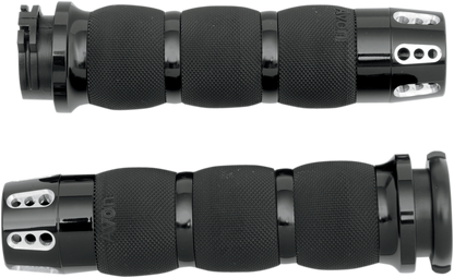 AVON GRIPS Gatlin Air Cushioned Grips - Black AIR-90-ANO-GAT