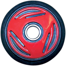 PARTS UNLIMITED Idler Wheel with Bearing 6205-2RS - Red - Group 10 - 165 mm OD x 1" ID R0165G-2 105A