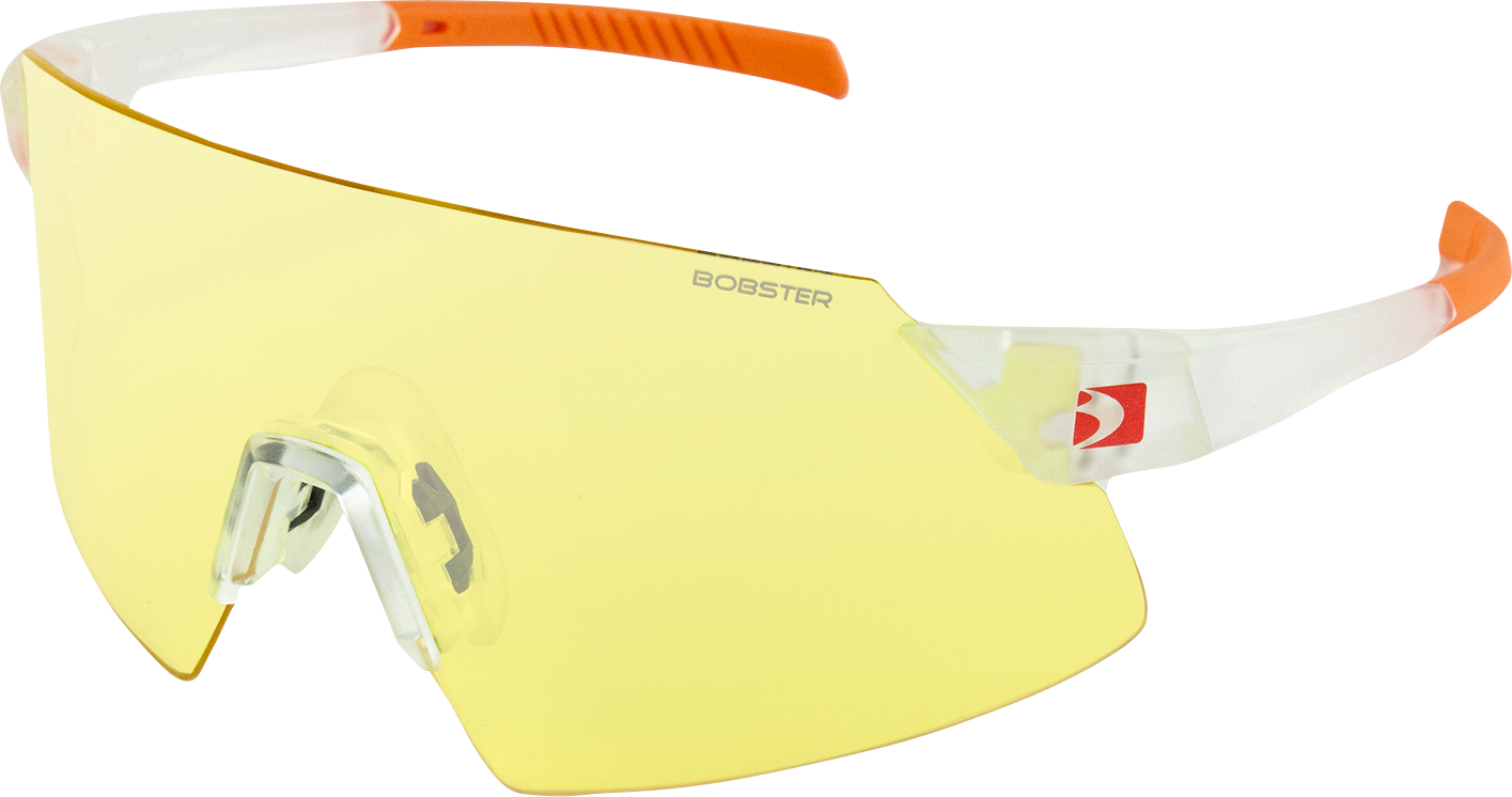 BOBSTER Cadence Sunglasses - Matte Clear/Orange - Interchangeable Lens BCAD01