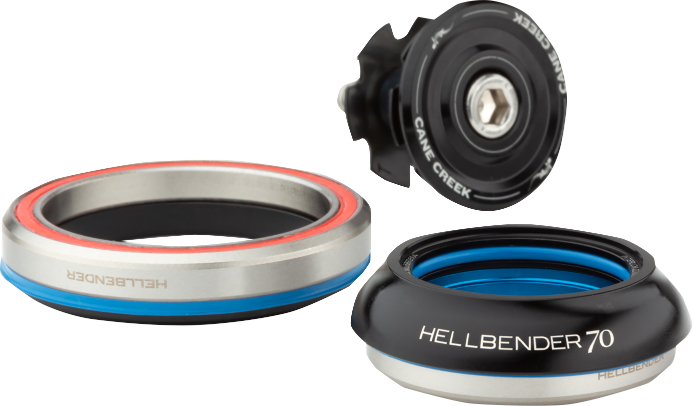 CANE CREEK CYCLING COMPONENTS Hellbender 70 Headset - Complete - IS41/28.6/H9 - IS52/40 - Black BAA1188K