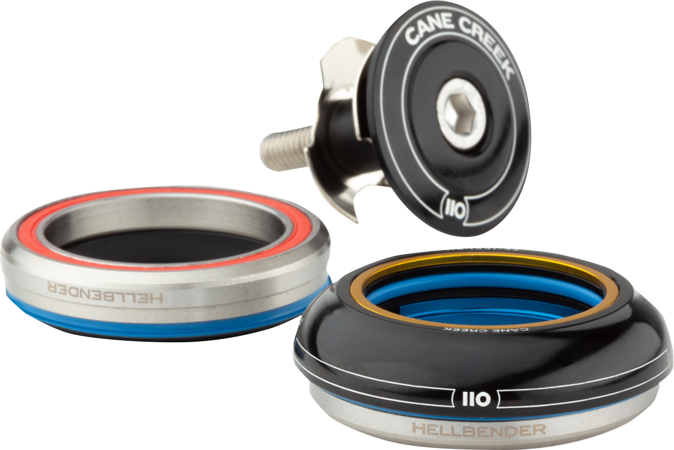 CANE CREEK CYCLING COMPONENTS 40-Series Headset - Complete - Short Cover - IS42/28.6/H9 - IS52/40 BAA0783K