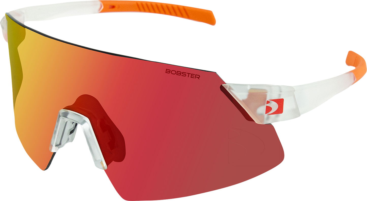 BOBSTER Cadence Sunglasses - Matte Clear/Orange - Interchangeable Lens BCAD01