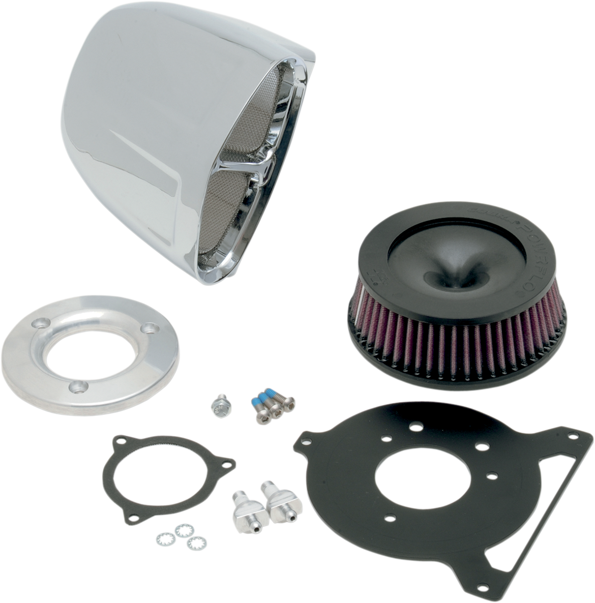 COBRA PowrFlo Air Intake Kit - Chrome 606-0100-SB