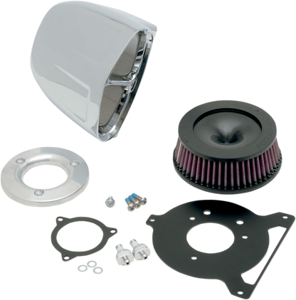 COBRA PowrFlo Air Intake Kit - Chrome 606-0100-SB