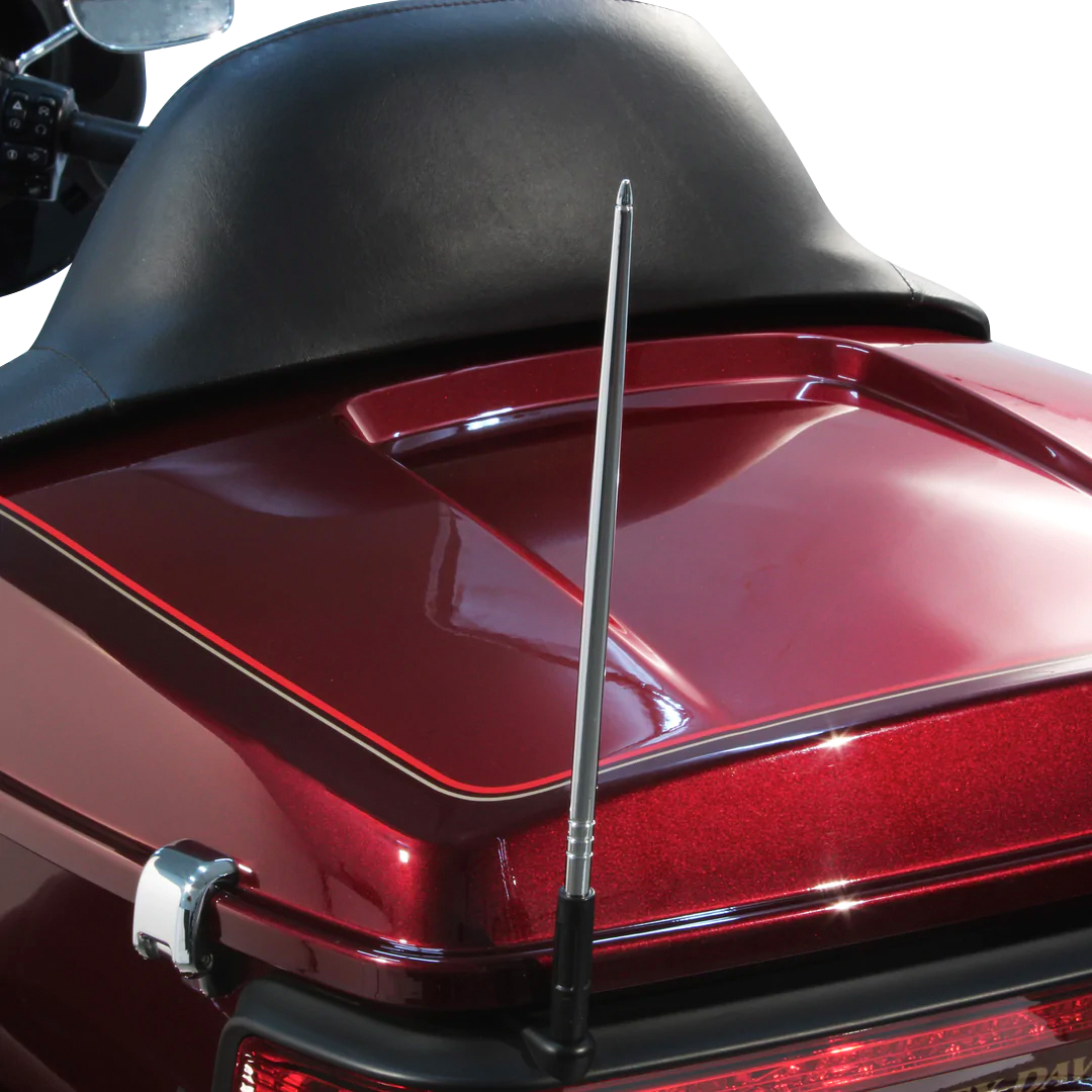 CIRO Antenna - 8" - Flexible Base - Chrome 15010