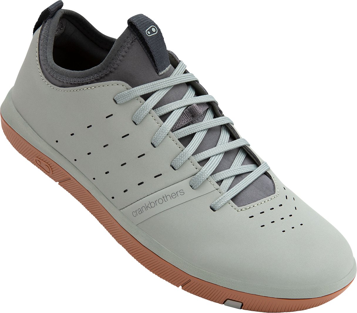 CRANKBROTHERS Stamp Street Fabio Flat Shoes - Sage/Gray - US 10.5 SSL15670F105