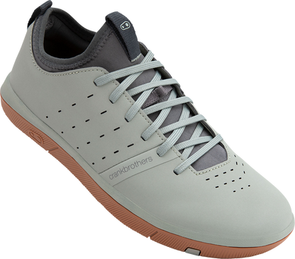 CRANKBROTHERS Stamp Street Fabio Flat Shoes - Sage/Gum - US 13 SSL15670F130