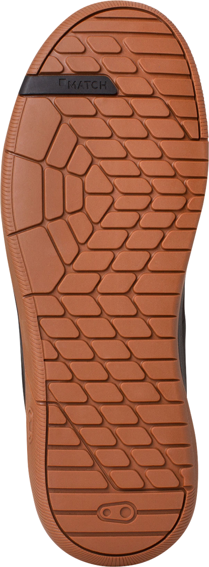 CRANKBROTHERS Stamp Street Fabio Flat Shoes - Black/Gum - US 7.5 SSL11080F075