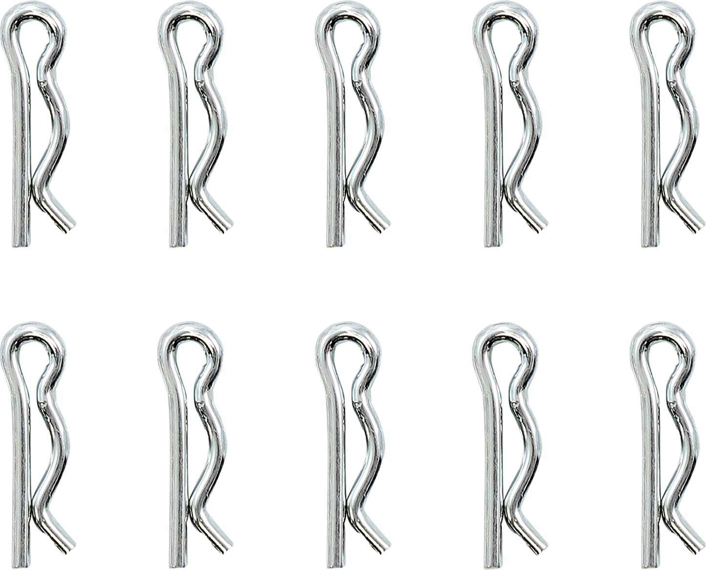 DRAG SPECIALTIES Axle Nut Retainers - Rear - Chrome - 10 Pack - '00-'01 Touring W16-0348-C