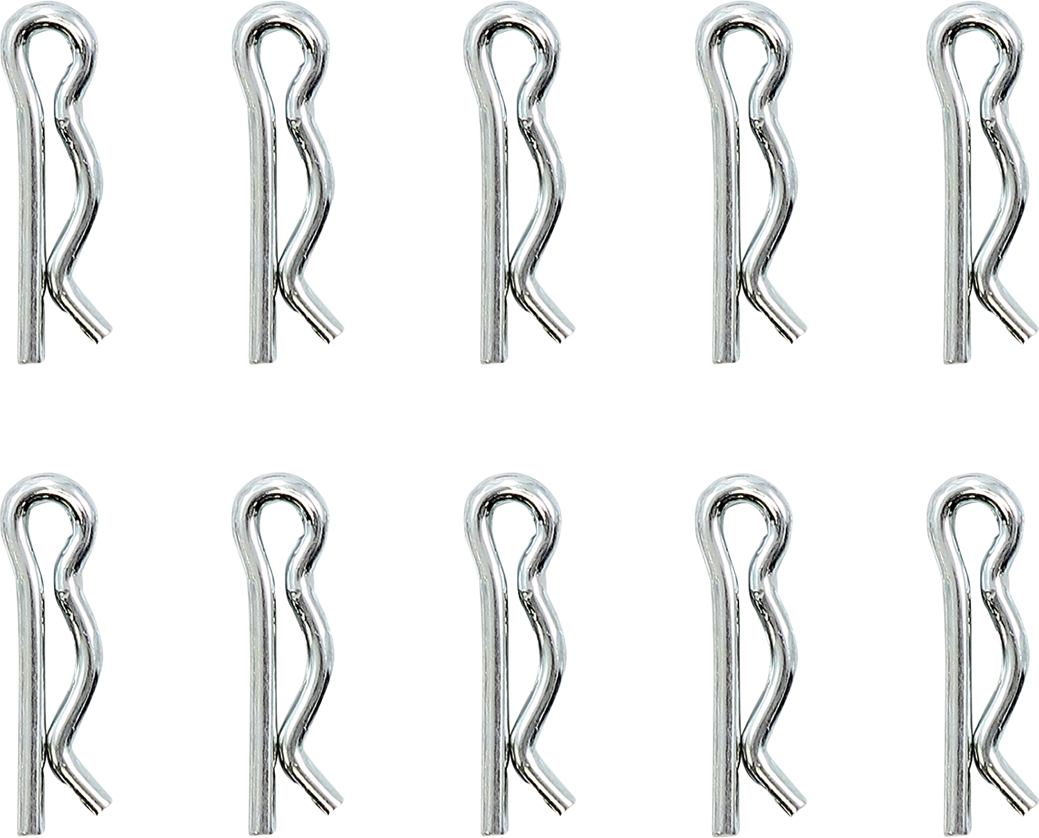 DRAG SPECIALTIES Axle Nut Retainers - Rear - Chrome - 10 Pack - '00-'01 Touring W16-0348-C