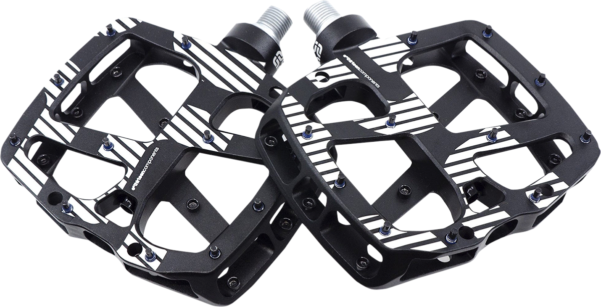 E*THIRTEEN Plus Pedals - Flat - Aluminum - Black PD2UPA-100