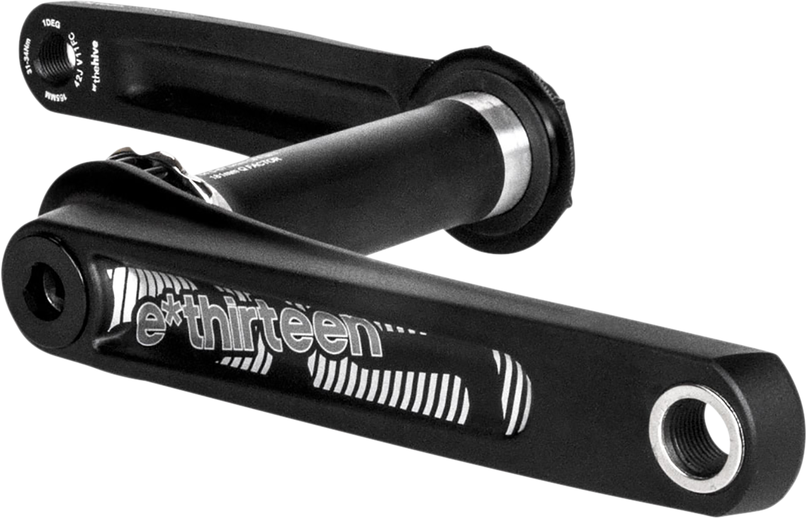 E*THIRTEEN e*spec Plus Cranks - 160 mm - Stealth Black - Brose CS3LPA-107