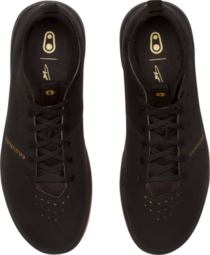 CRANKBROTHERS Stamp Street Fabio Flat Shoes - Black/Gum - US 7 SSL11080F070