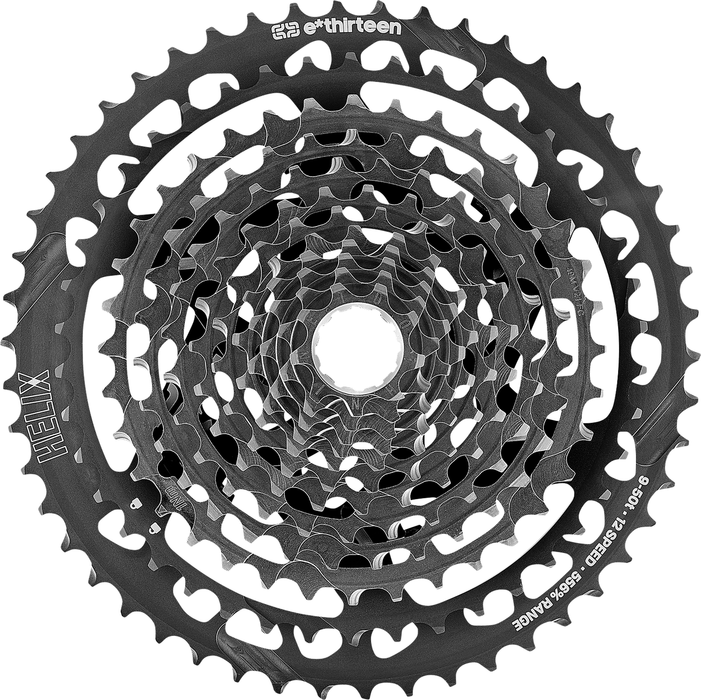 E*THIRTEEN Helix Plus Cassette - 9-50T - 12-Speed FW2HPA-100
