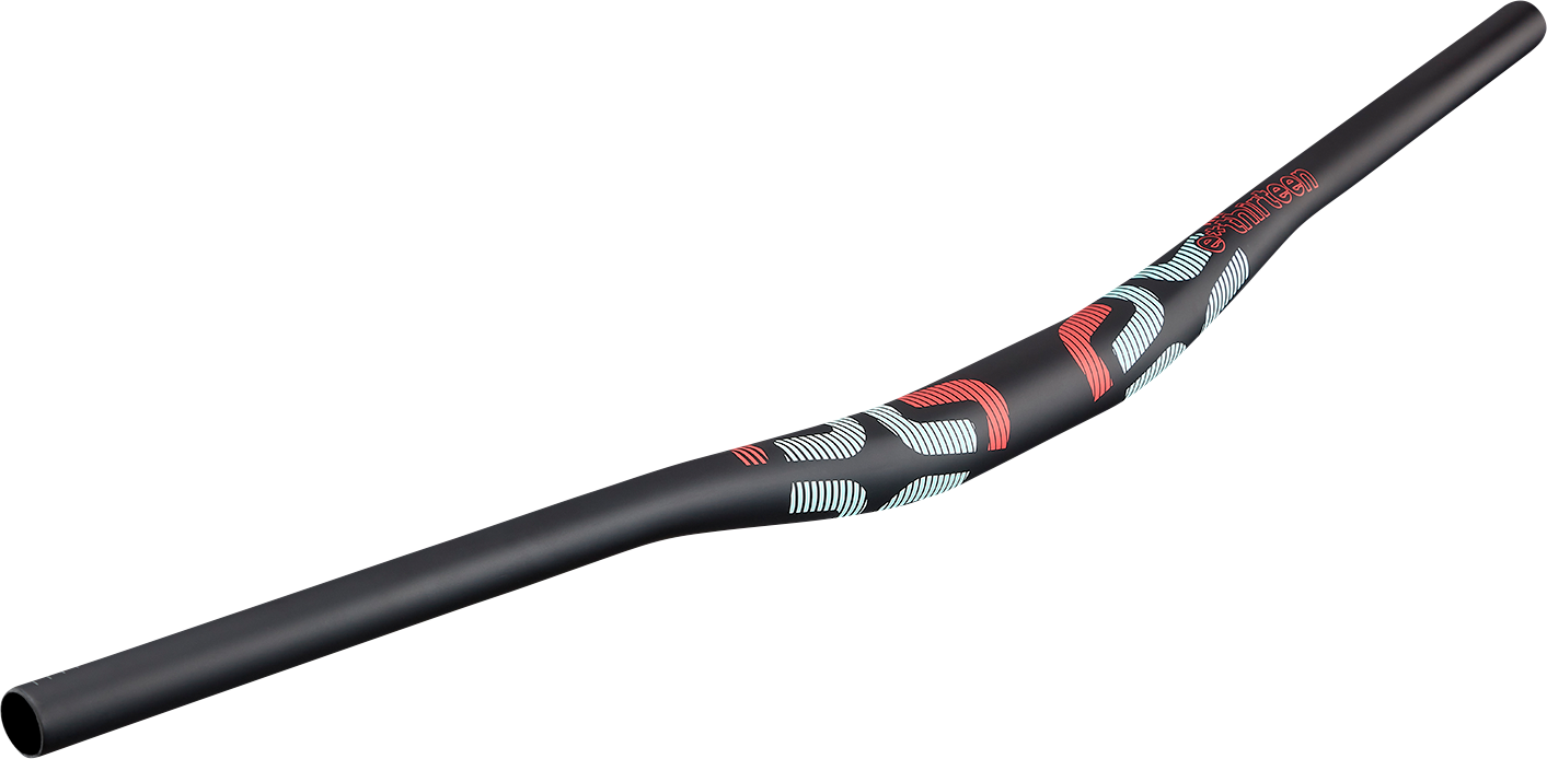 E*THIRTEEN Race Carbon Handlebar - 35 mm - 20 mm Rise - Seafoam Red HA1URA-104