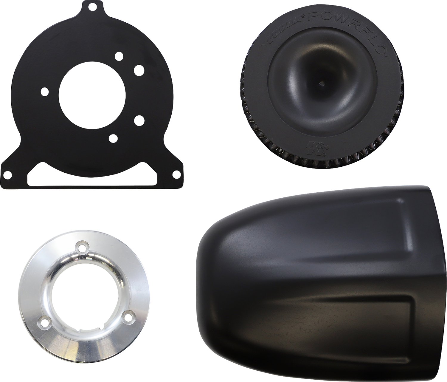 COBRA PowrFlo Air Intake Kit - Black 606-0100B-SB